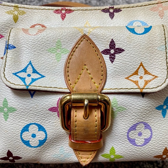 Auth Louis Vuitton Eliza M40098 Monogram Blanc - Picture 3 of 9